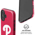 MLB Philadelphia Phillies - Solid Distressed iPhone 16 Plus Magsafe Impact Case